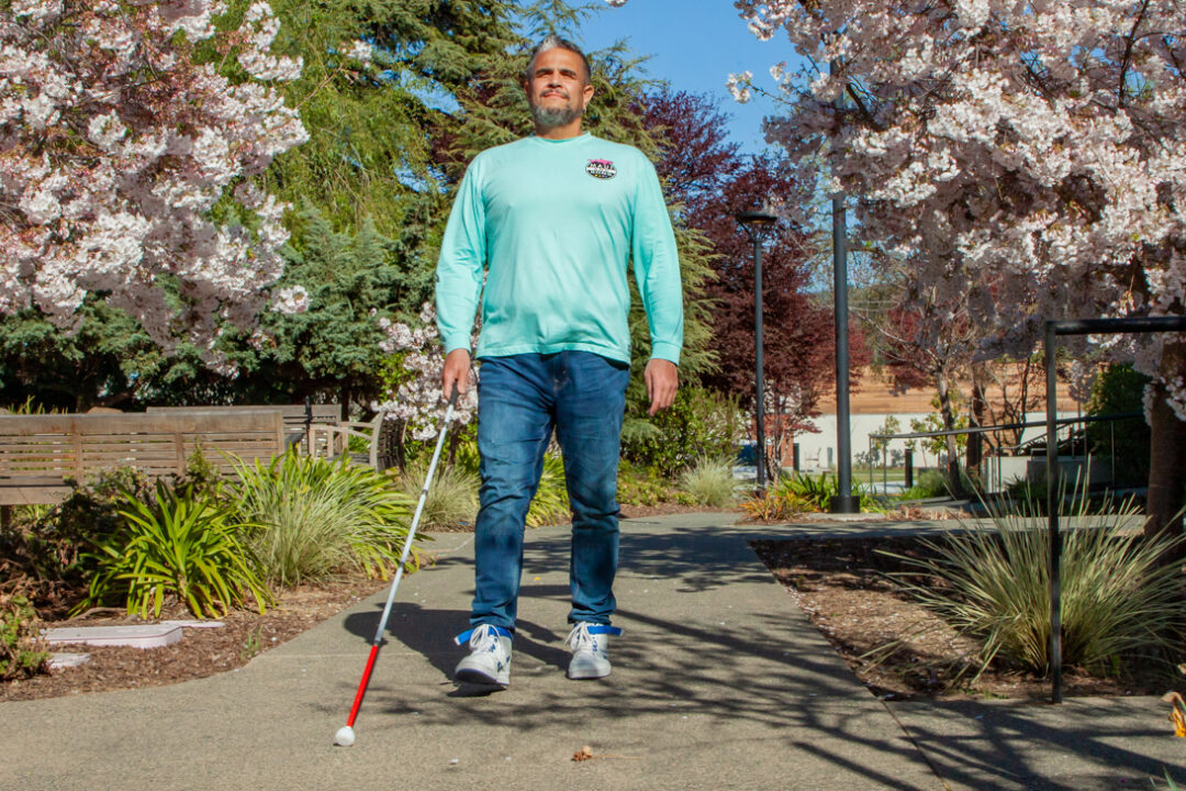 How Blind People Use A White Cane 